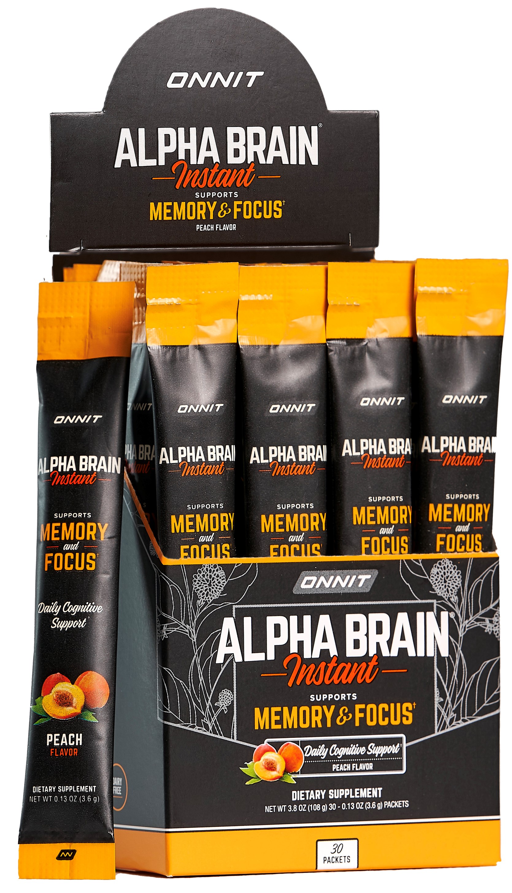 Onnit Pineapple Punch Alpha Brain Instant Dietary Supplement