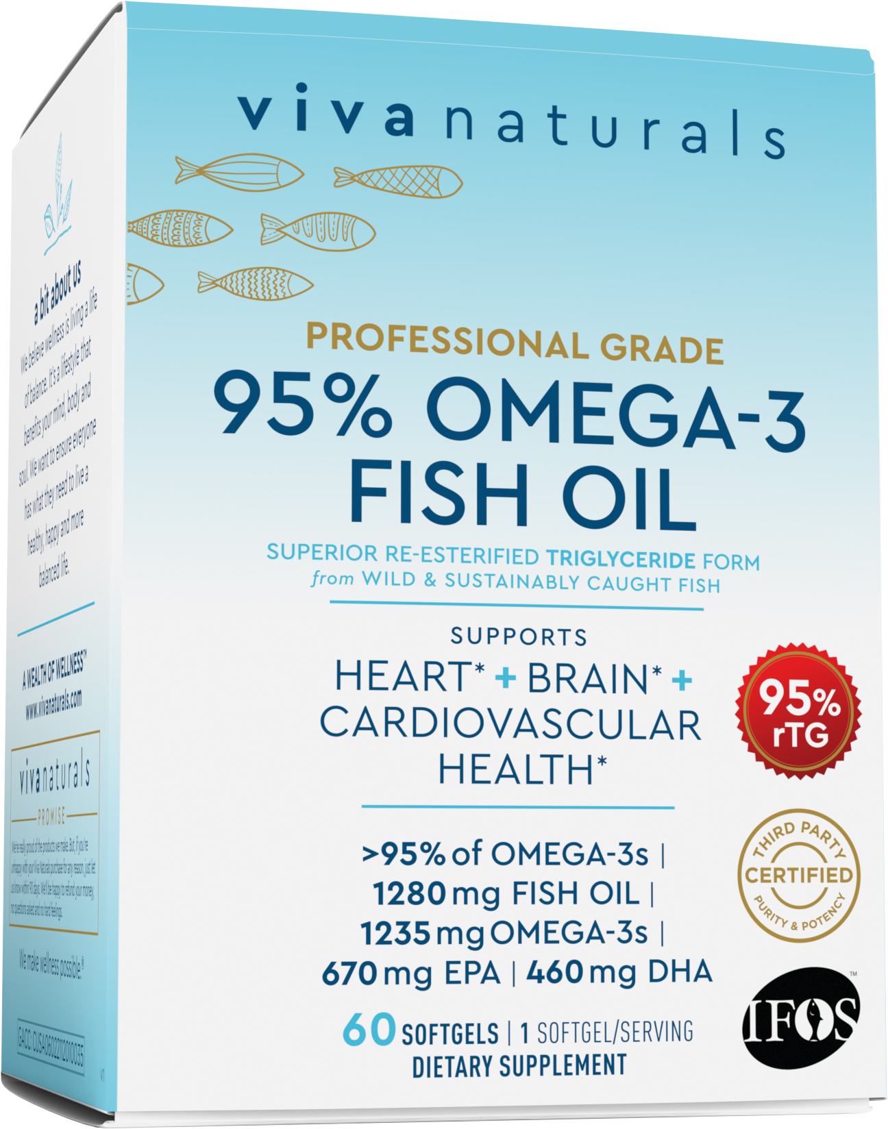 Omega 3 Fish Oil Viva Naturals US 95% Omega-3 fish oil | Viva Naturals Inc. | Certifications by